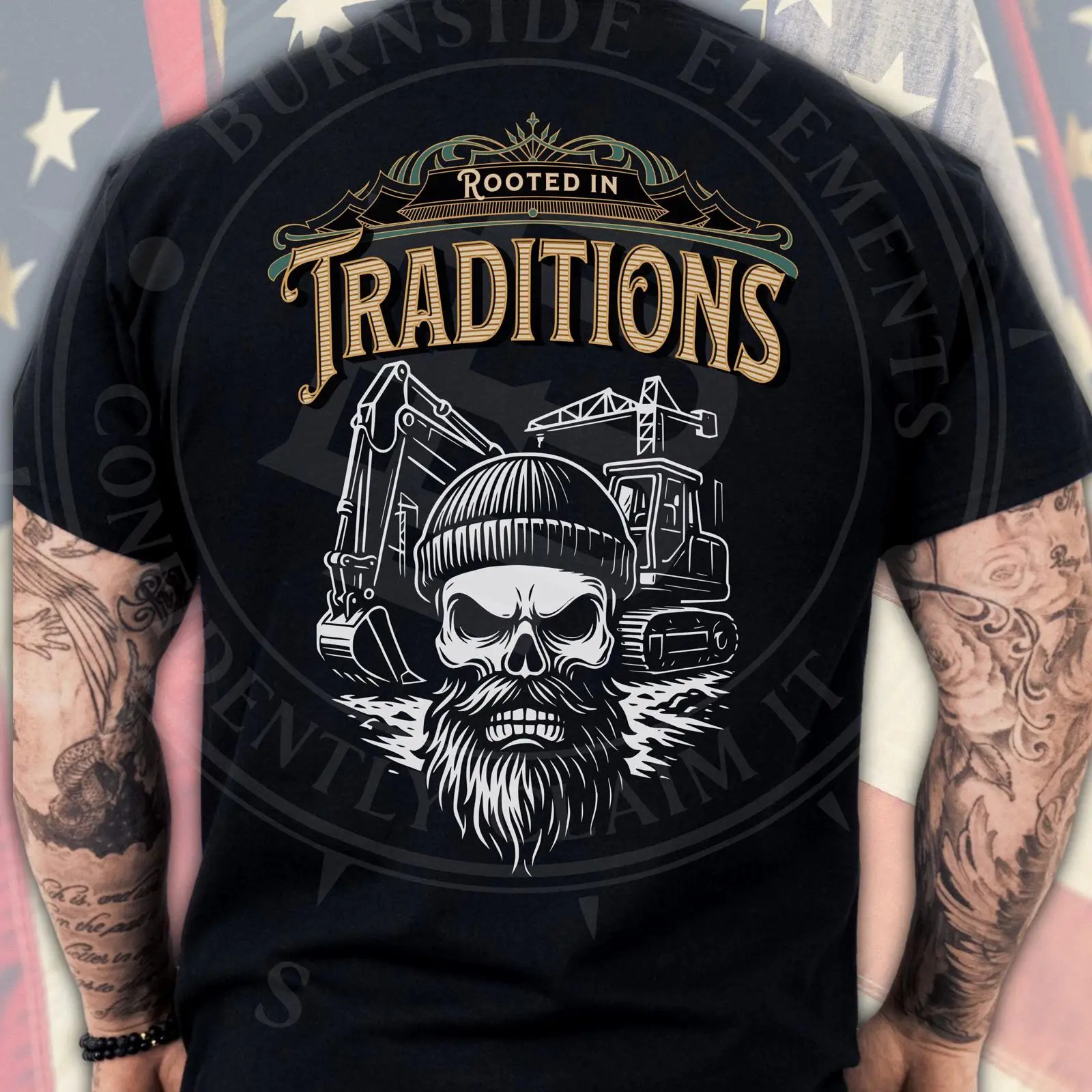 Heavy Equipment Operator Shirts - Ağır Ekipman Operatörü Tişörtü, Mavi Yaka